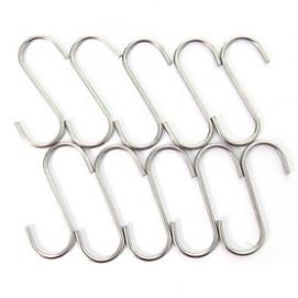 [ Giá sỉ } COMBO 10 MÓC TREO CHỮ S 20CM INÕX KHÔNG RỈ