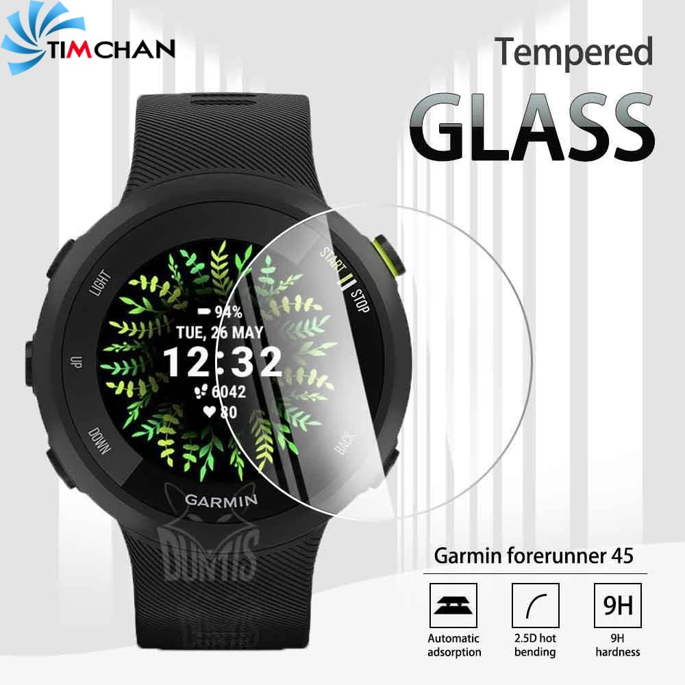 1 Kính Cường Lực Siêu Mỏng HD Chống Dầu Chống Nước Bảo Vệ Màn Hình Cong Cho Garmin Forerunner 255