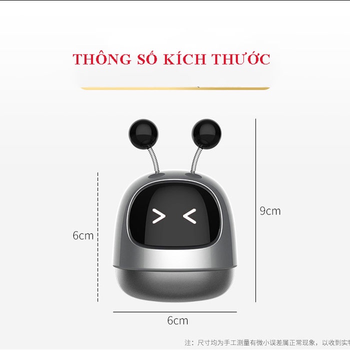 Sáp thơm để xe ô tô khử mùi, hộp đựng sáp ROBOT để phòng khách, ngủ, tủ quần áo, nơi làm việc trang trí