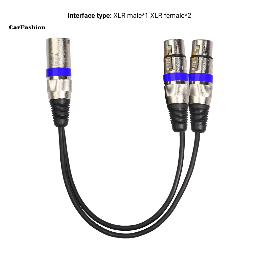 Xe Hơi| Dây Cáp Âm Thanh 2 Trong 1 XLR Male Sang XLR Female