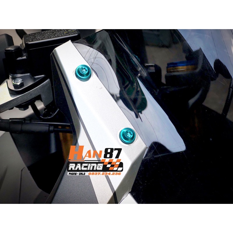 Ốc kiểng titan thay dàn áo - ốc kính chắn gió CBR150 GSX150 R15