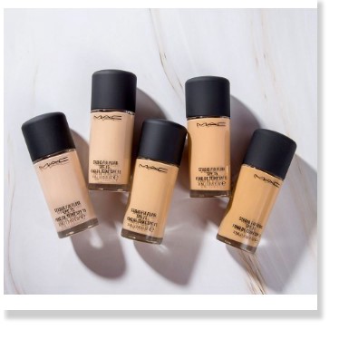 [Mã giảm giá mỹ phẩm chính hãng] Kem nền Mac Studio Fix Fluid SPF15  Bunny Beauty hàng đủ Bill