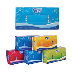 KHĂN GIẤY LỤA HỘP PULPPY 180 TỜ 2 LỚP