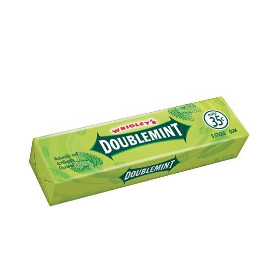 Kẹo cao su DoubleMint peppermint thanh