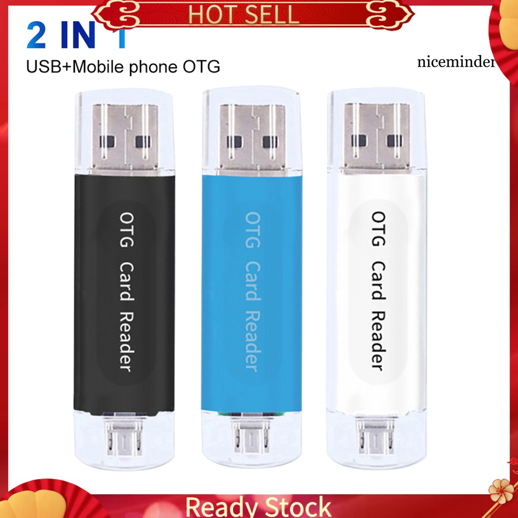 Đầu Đọc Thẻ Nhớ NM-2 Trong 1 USB 2.0 OTG Dual TF SD Cho Máy Tính Android