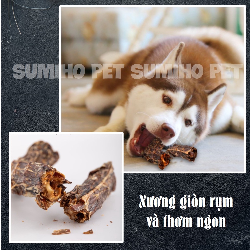 Xương gặm sạch răng cho chó (Cổ vịt nguyên chất sấy khô) xương thưởng cho chó