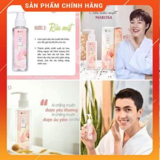 (GIẢM MẠNH) SỮA RỬA MẶT SẠCH SÂU TINH CHẤT HOA HỒNG MỀM DA , HÀNG CHÍNH HÃNG LACO