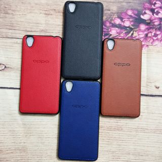 Ốp lưng Oppo A37 Neo 9 dẻo giả da khắc lôgo thương hiệu cao cấp