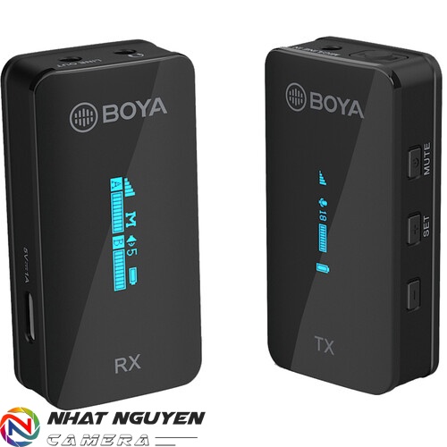Micro BOYA XM6 S1 - Micro không dây Boya XM6S1 (1-Transmitter+ 1-Receiver) - Bảo hành 12 tháng