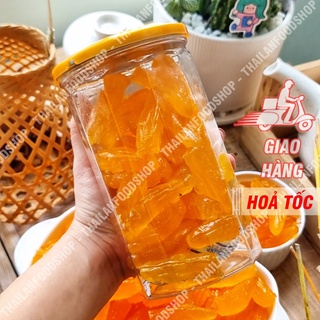 Khoai Sâm Sấy Dẻo (Mứt khoai lang sâm) Lon 500gr