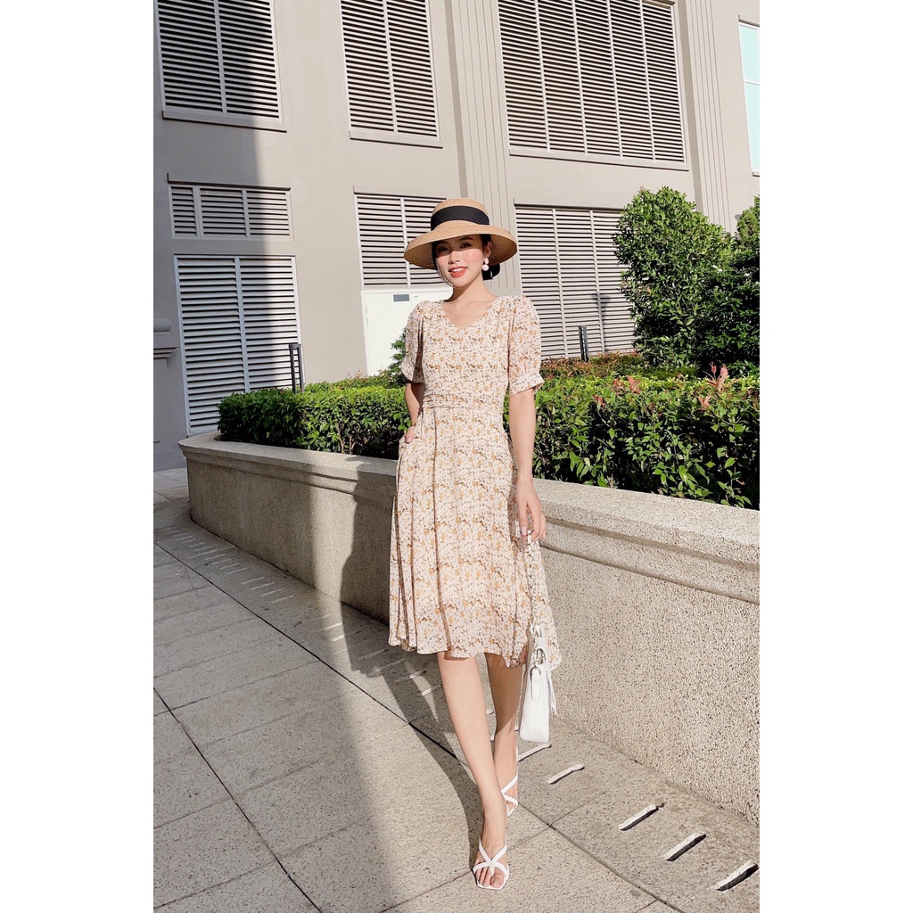 Đầm xoè hoa nhí dạo phố đi làm Mini Dress Petystore D009 | BigBuy360 - bigbuy360.vn