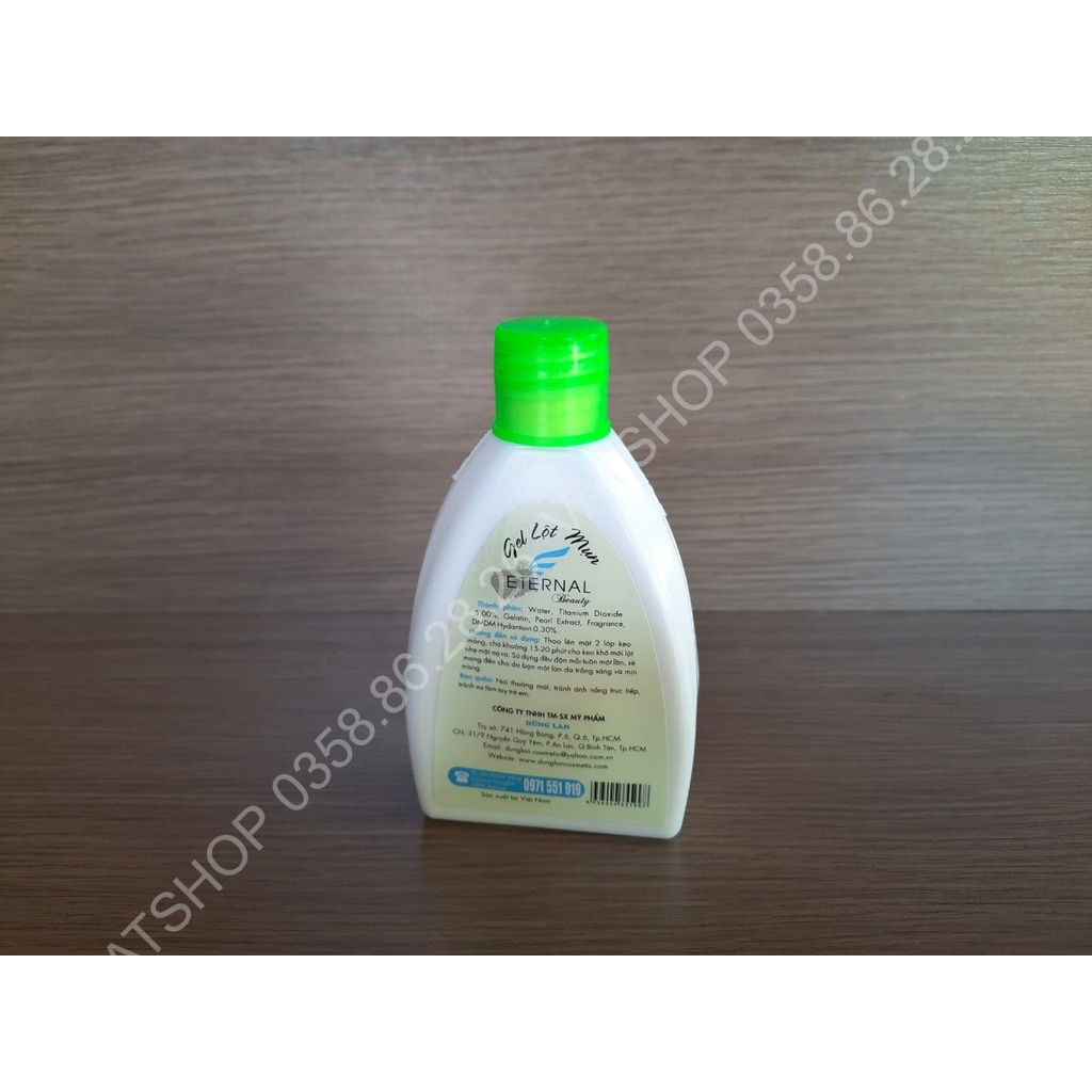 Gel lột mụn ETERNAL chai lớn  200g nha đam và than hoạt tính
