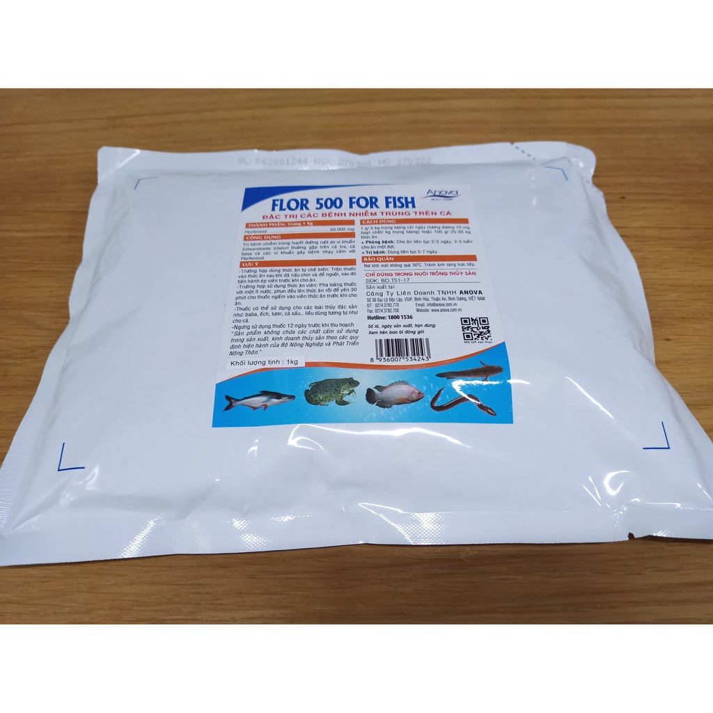 Flor 500 For Fish – Kháng Sinh Trị Các Bệnh Nhiễm Trùng Trên Cá