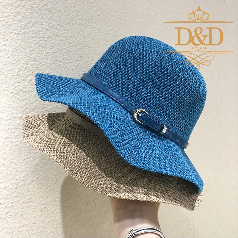 Nón vành, tai bèo nữ phong cách Hàn Quốc - đính belt