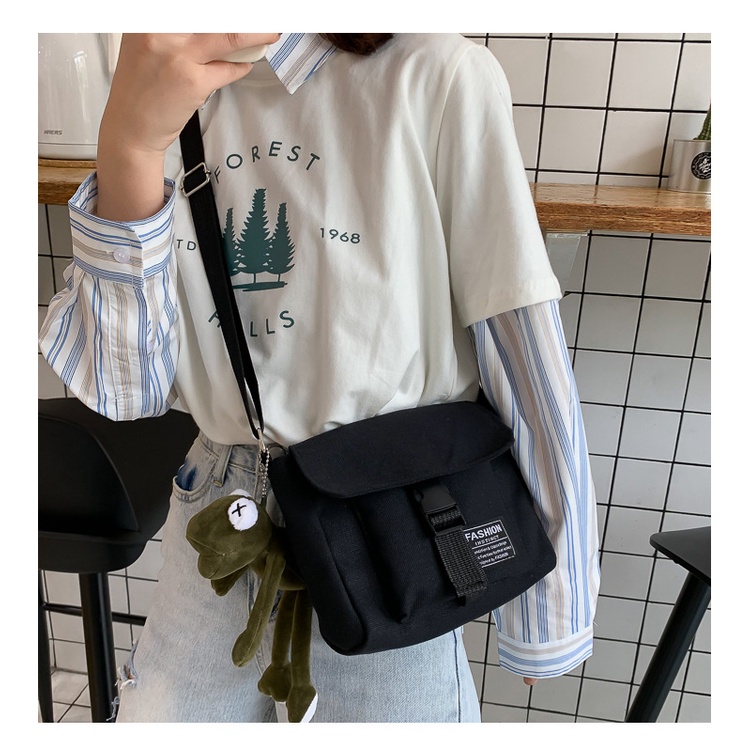 Túi tote vải canvas đeo chéo nữ messenger cao cấp dùng đi chơi du lịch giá rẻ TX69