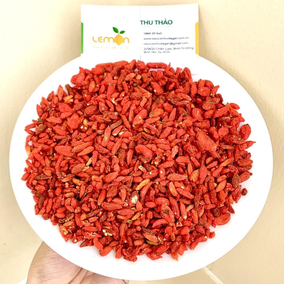 [100g-500g] Kỷ tử đỏ - Câu kỷ tử sấy khô tốt cho sức khỏe, đẹp da, bổ máu, an thần, dùng pha trà, nấu chè, hầm canh