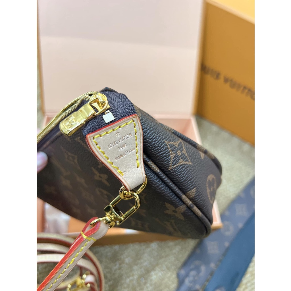 Túi xách đeo chéo L.V, túi đeo vai kẹp nách Jansi - FULLBOX sz20