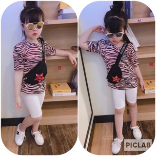 Bộ đồ thể thao năng động ngày hè mát mẻ cho bé gái