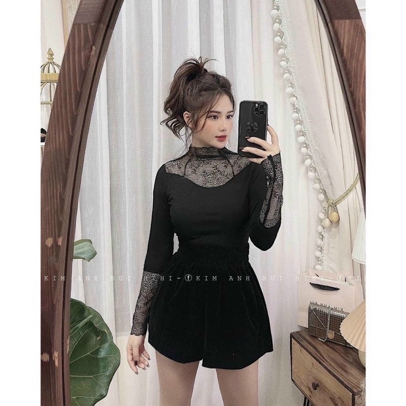 áo giữ nhiệt hàn quốc gợi cảm , chất áo mịn đẹp , co dãn 4 chiều