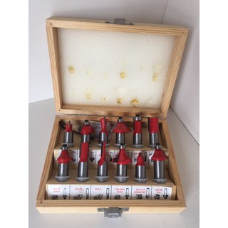 Bộ mũi soi gỗ, mũi phay gỗ 12.7 hoặc nhỏ 6.35