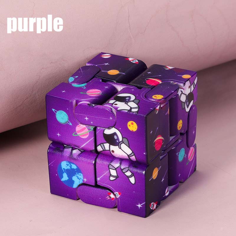 Đồ chơi khối lập phương lắp ráp vô cực giải tỏa căng thẳng tiện lợi