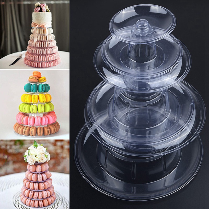 Giá trưng bày bánh macaron 6 tầng tiện lợi