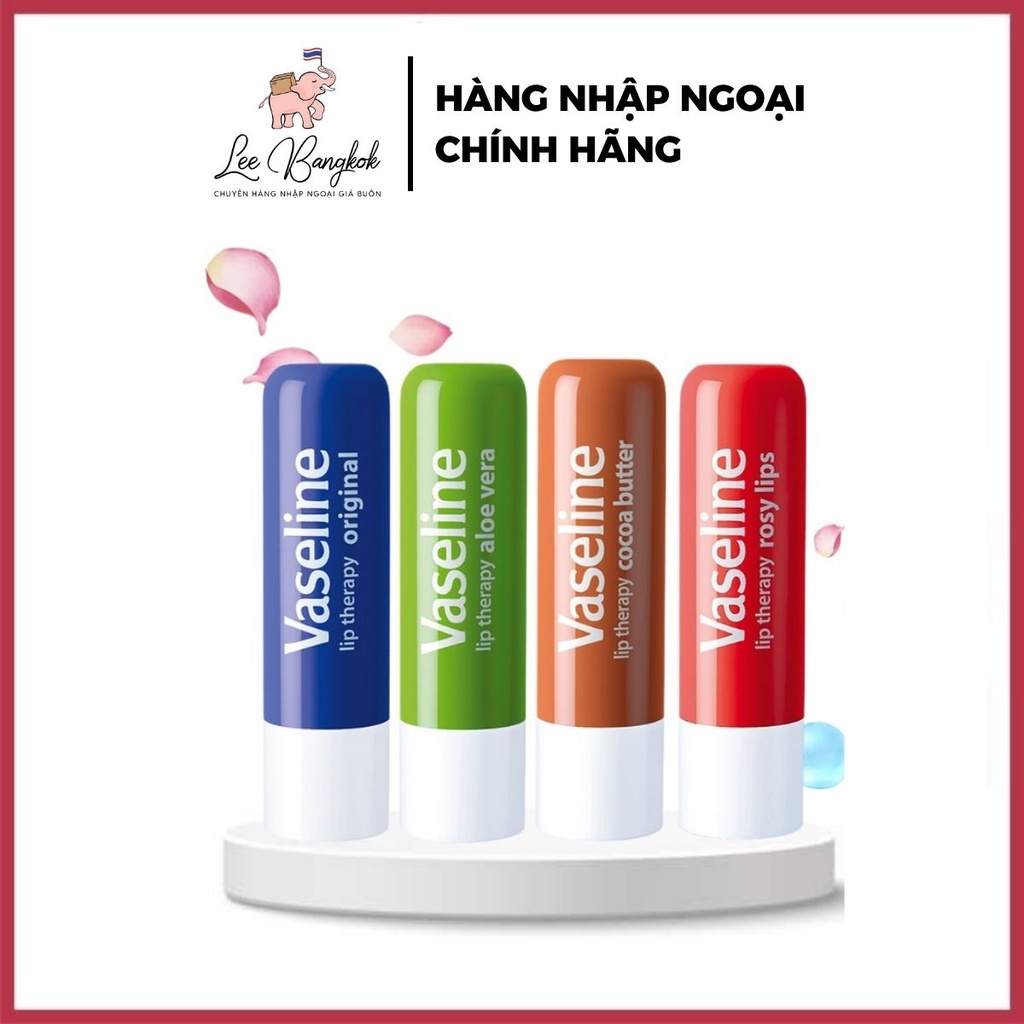Son Thỏi Dưỡng Môi Vaseline Lip Therapy 4.8g Dưỡng Môi Dịu Nhẹ Và Mềm Mại Tự Nhiên