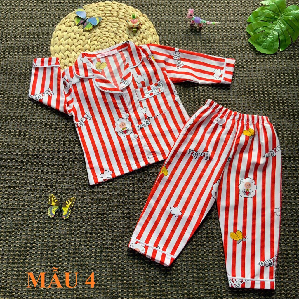 Bộ đồ ngủ Pijama dài tay chất liệu Kate thái họa tiết cho bé gái (12~32kg) - Hirokids