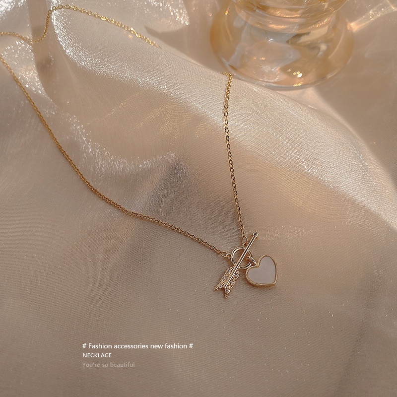 Vòng cổ Mặt Hình Nơ Và Mũi Tên Phong Cách Hàn Quốc Thời Trang Cho Nữ