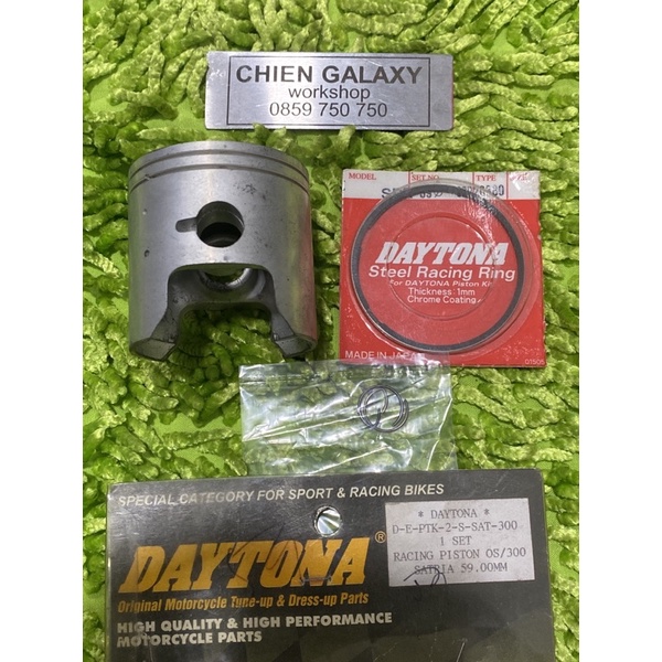 BỘ PISTON BẠC 59mm XIPO SPORT SATRIA RGV