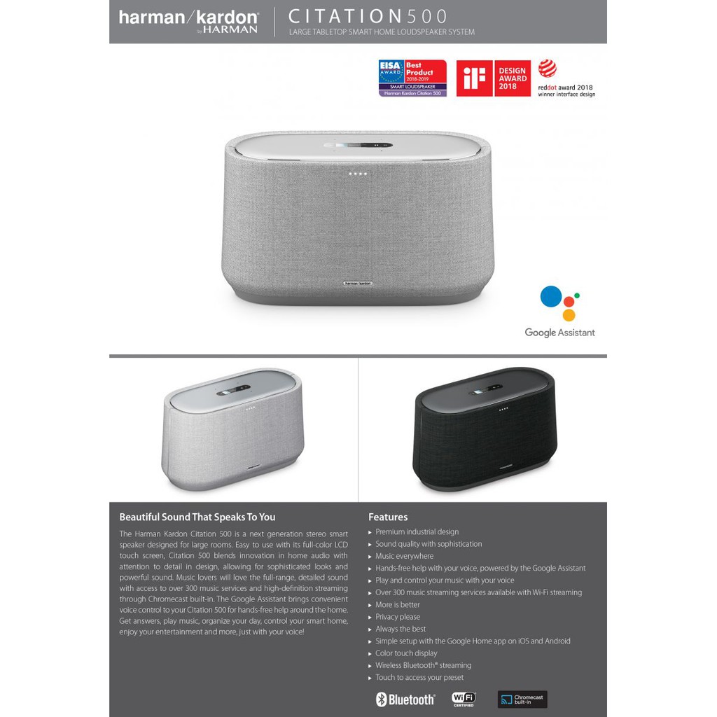 [Mã SKAMA07 giảm 8% đơn 250k]LOA HARMAN KARDON CITATION 500 | Bảo hành 12 tháng