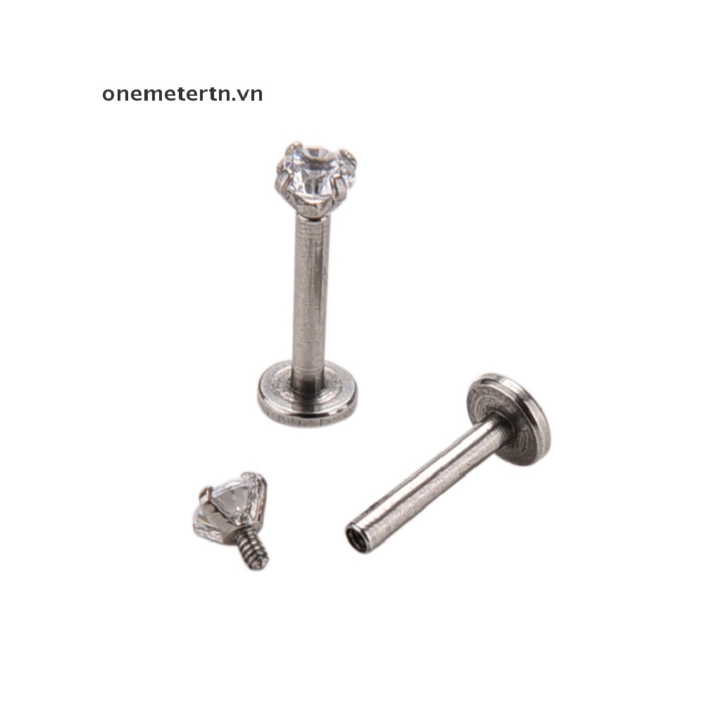 Set 2 Khuyên Môi / Môi Bằng Thép Phẫu Thuật Độc Đáo