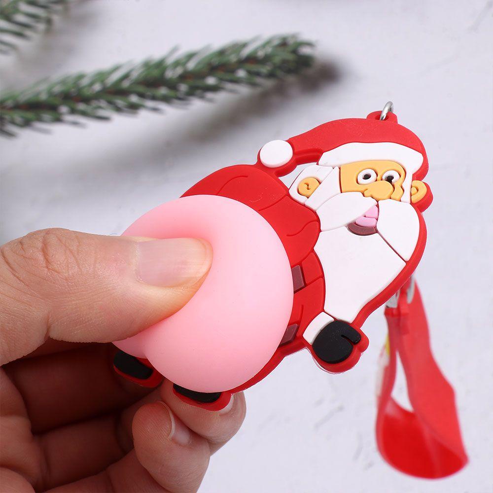 Móc Khóa Họa Tiết Hoạt Hình Phong Cách Giáng Sinh