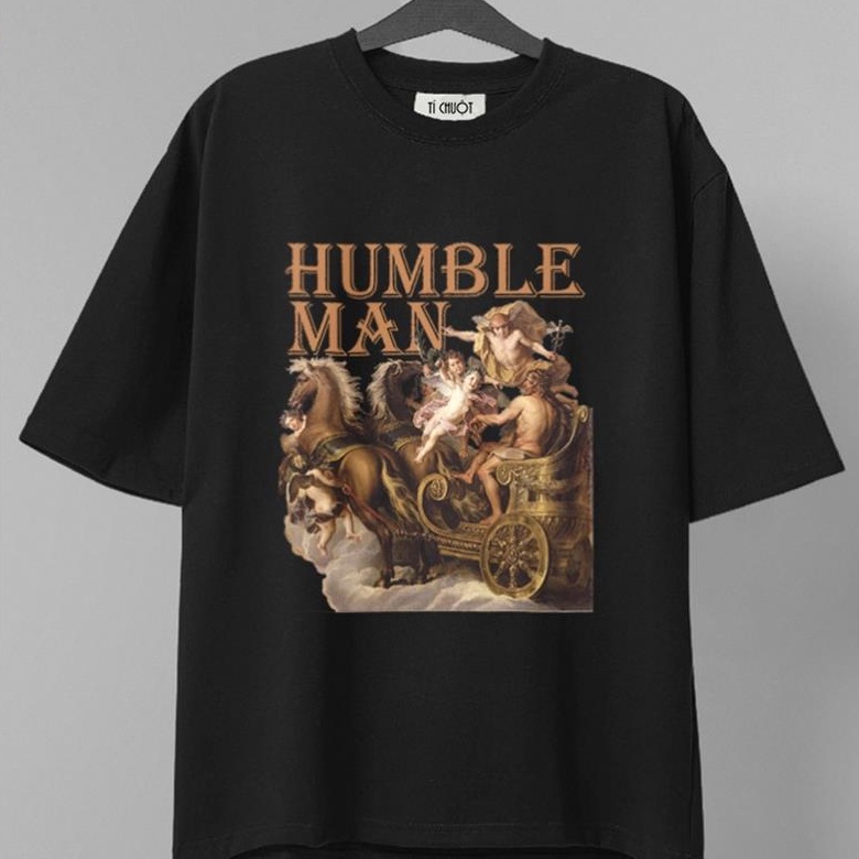 Áo thun Mikenco Humble Man nam nữ in hình 5D, áo phông unisex mikenco tay lỡ cotton 100% - COAVNXK SALEOFF