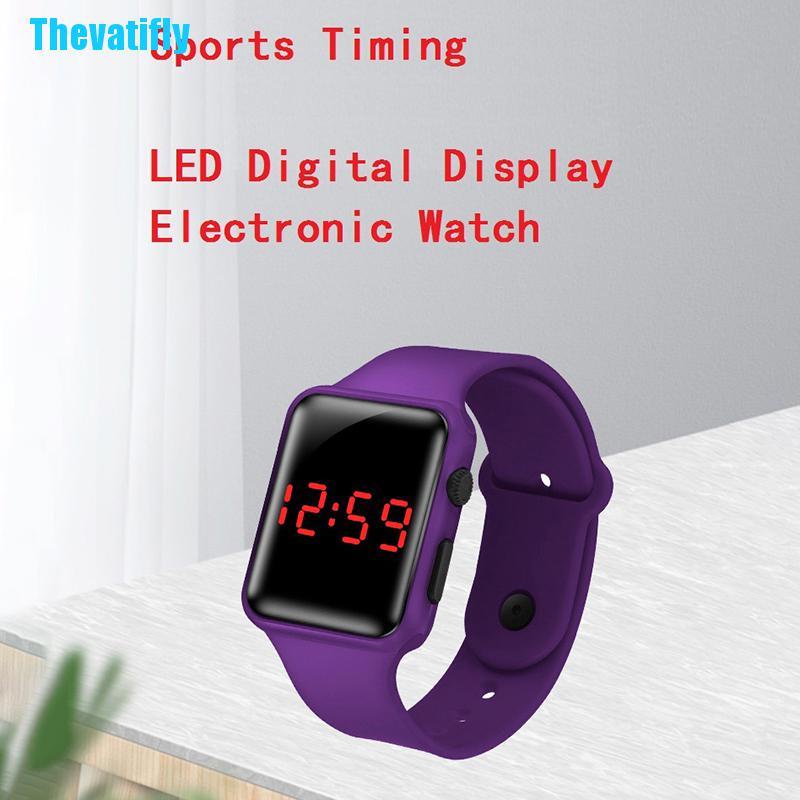 Đồng Hồ Led Dây silicone Chống Thấm Nước