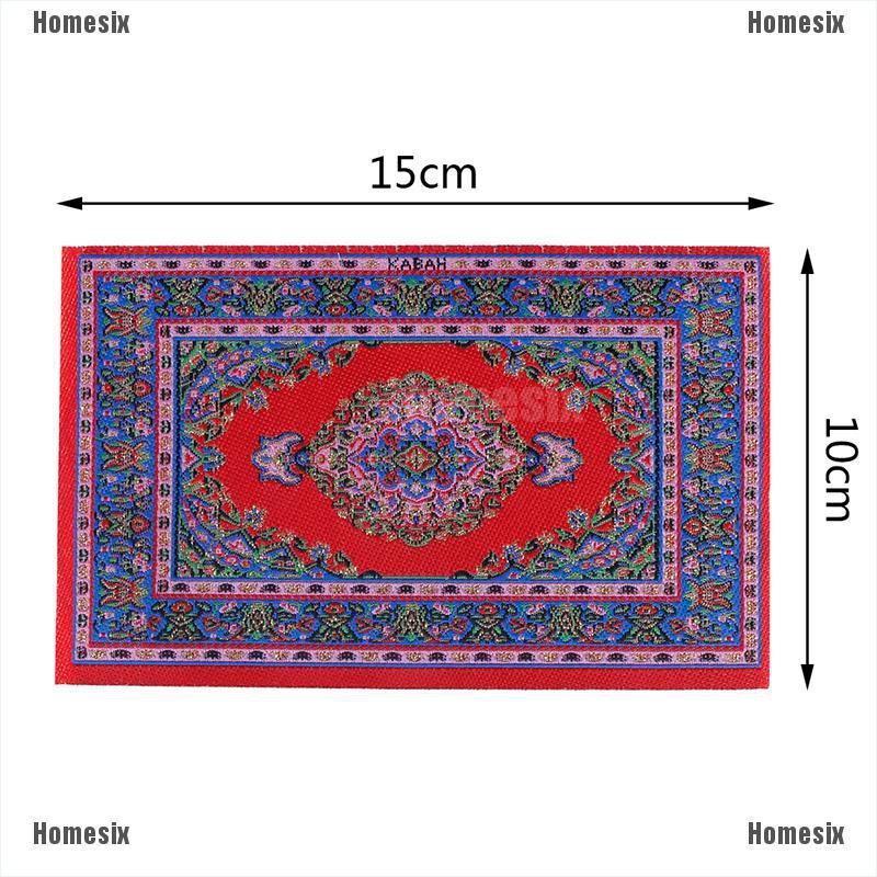 [HoMSI] Dollhouse mini carpet mat 1:12 dollhouse miniature dollhouse accessories kit SUU