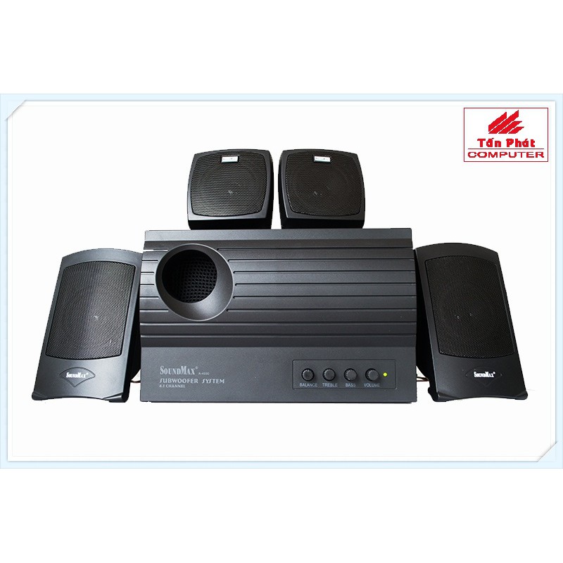 Loa SoundMax A4000 4.1 (Đen)