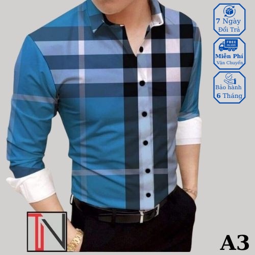 Áo Sơ Mi Nam Cổ Bẻ Dài Tay💥Cao Cấp 💥  Dáng Ôm Hàn Quốc Vải Chống Nhăn, Thoáng Mái,Thấm Hút Mồ Hôi Dvin_f