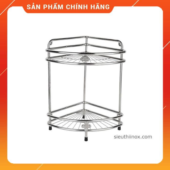 [FreeShip] Kệ gia vị inox góc nan quạt, kệ inox 2 tầng, kệ inox 3 tầng