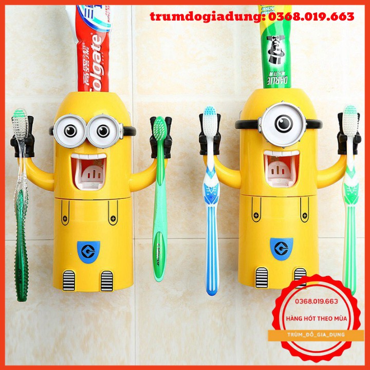 BỘ NHẢ KEM ĐÁNH RĂNG MINION