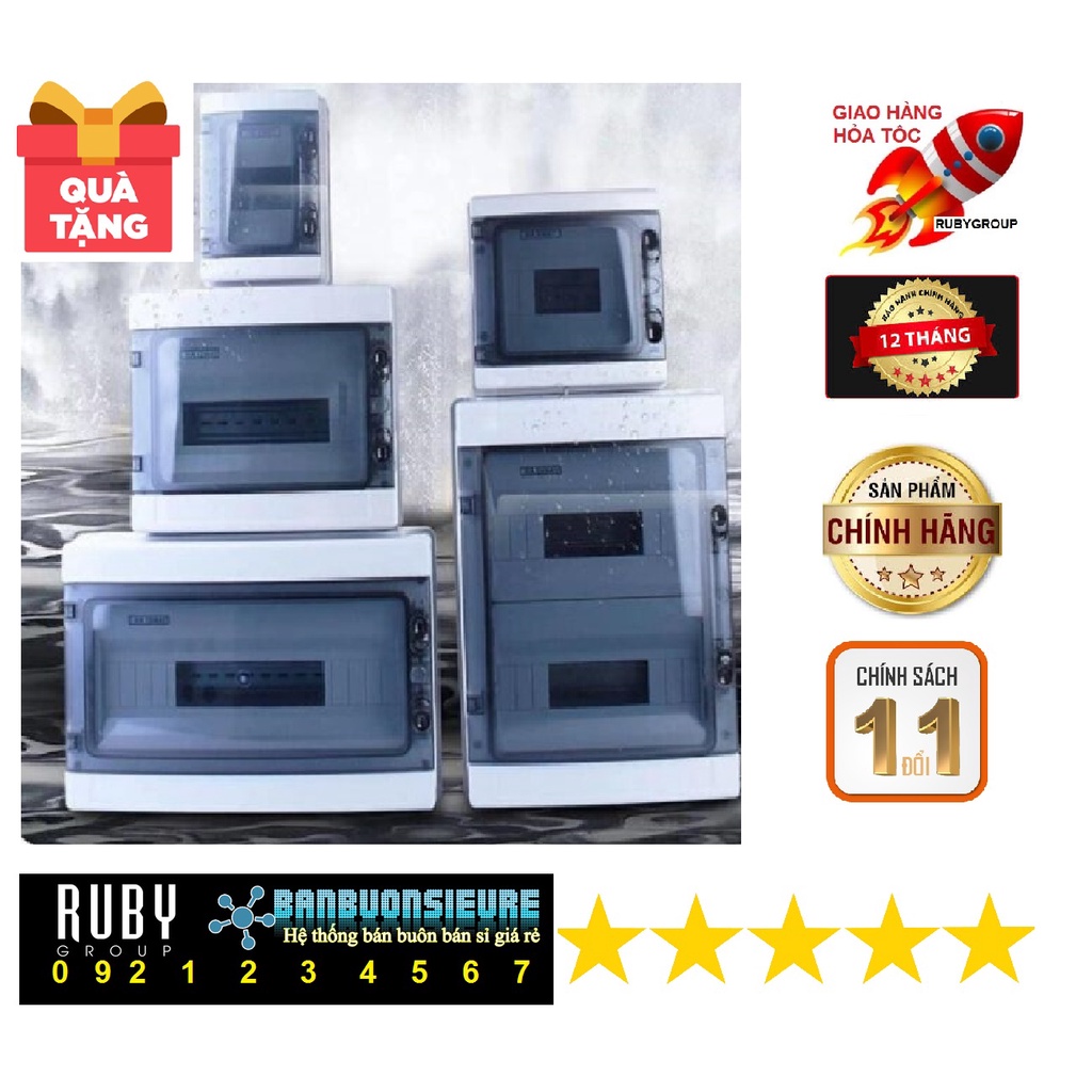 Vỏ Tủ Điện HA chính hãng cho hệ thống điện HA  8WAY, 12WAY, 18WAY, 24WAY