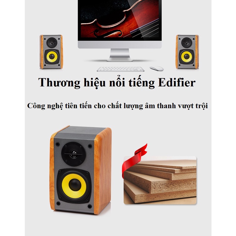 Loa máy tính cao cấp Edifier R1000 - Loa kiểm âm cao cấp Edifier R1000TC