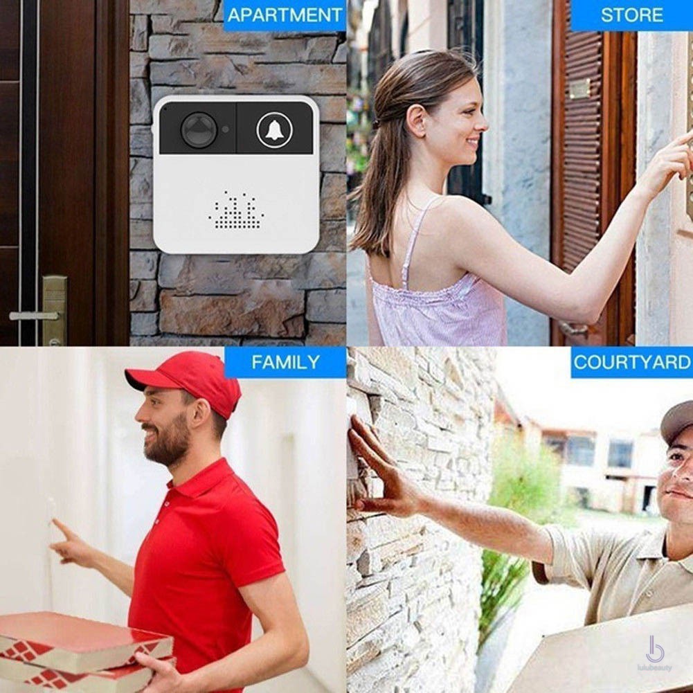 Chuông Cửa Có Camera Kết Nối Wifi Điều Khiển Từ Xa