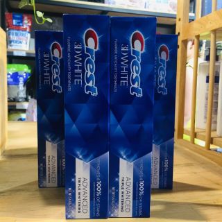 Kem đánh răng Crest 3D White Advanced T Whitening 147 gr Mỹ.