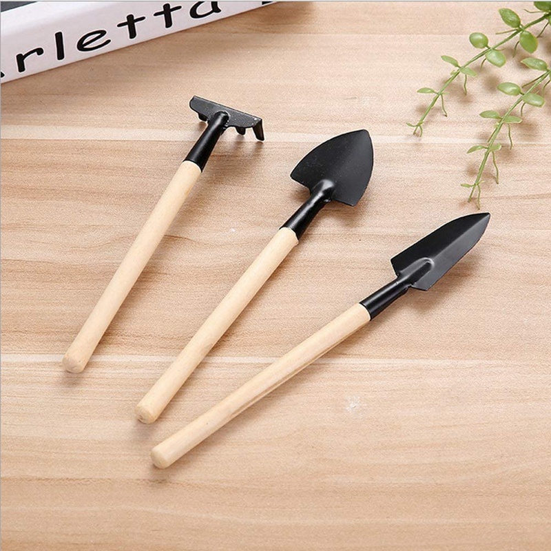 Set 3 Xẻng Làm Vườn Nhỏ Gọn Nhẹ Thoải Mái