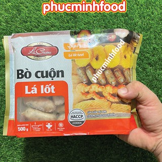 Bò cuộn lá lốp Lacusina gói 500gram
