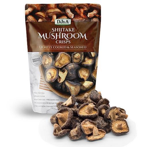 Nấm hương sấy giòn dj&a shiitake mushroom 65g và 225g Healthy care