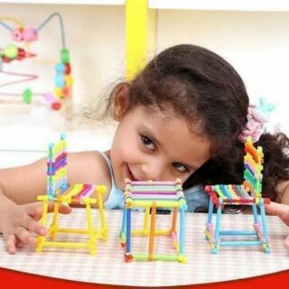 Đồ chơi xếp hình que cho bé