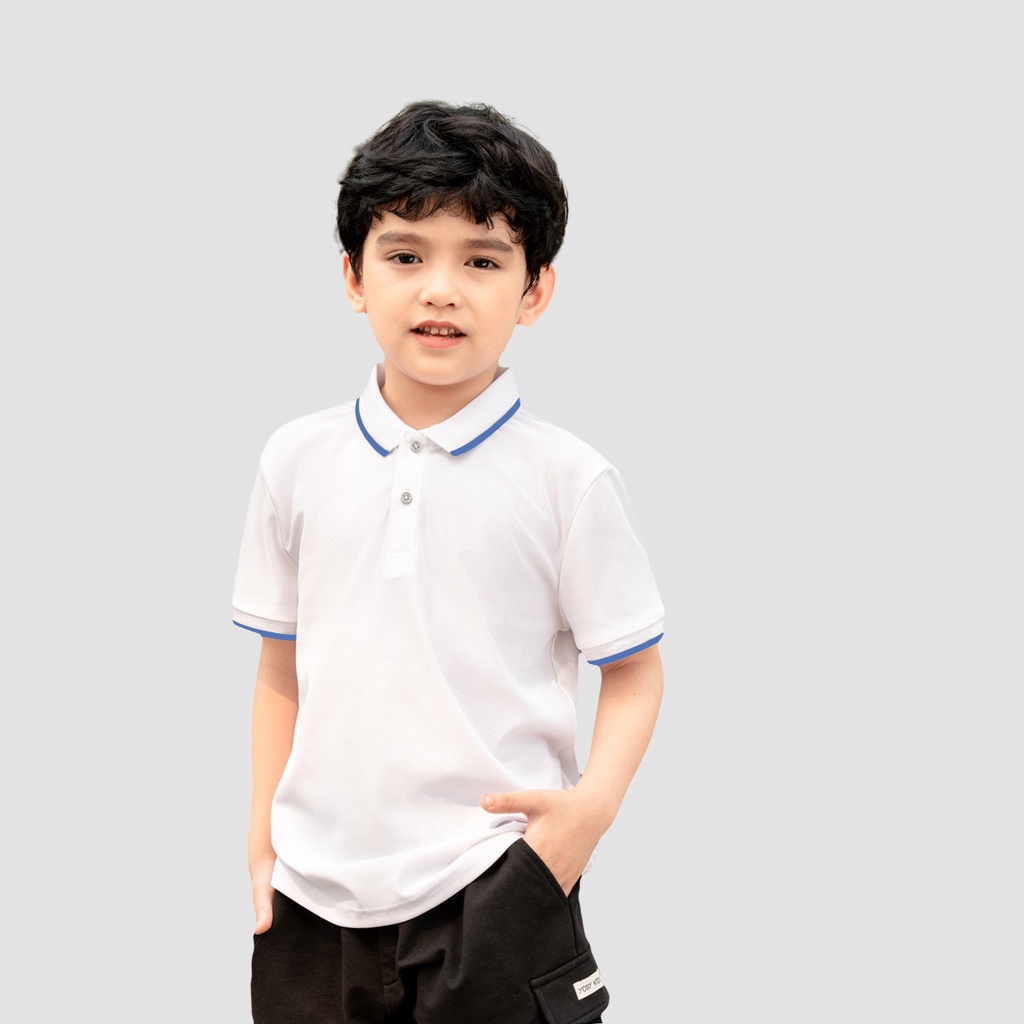 Áo polo trẻ em YODY bé trai bé gái mềm mịn thoáng mát co giãn tốt - KPS32