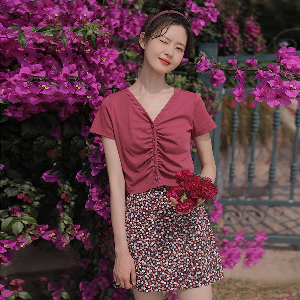 Áo Thun Nữ Tay Ngắn Eo Cao Dễ Phối Đồ Thời Trang Cho Nữ áo phông nữ JL-TX-95